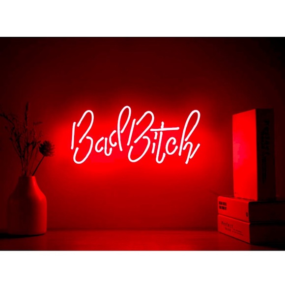 Trendy Bad B*tch REAL NEON Red Light Birthyday/Club/Bar/Room/Party Dorm Decor - Picture 5 of 7
